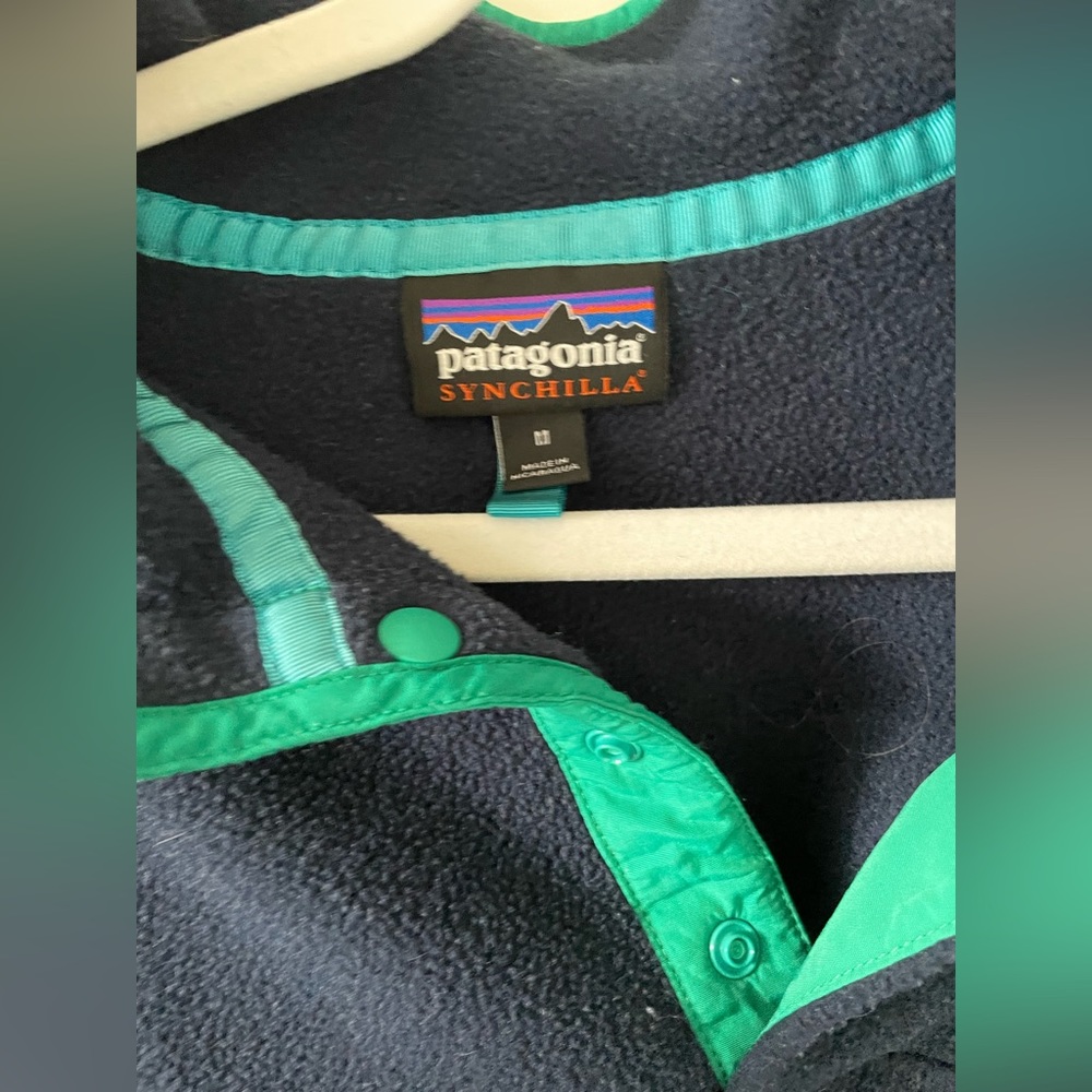 Patagonia Synchilla Snapt Pullover Size Medium - image 5